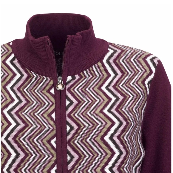 Golfino k Zip up Front Knit Sweater Cardigan p1. - Picture 4 of 16